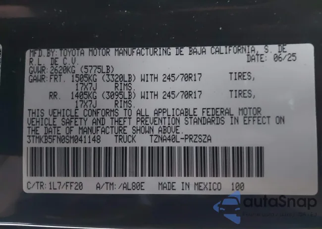 3TMKB5FN0SM041148: 44256264