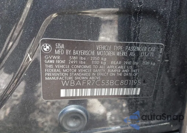 WBAFR7C53BC801195: 44256468