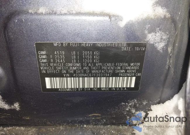 4S3BNAC67F3031947: 44256528