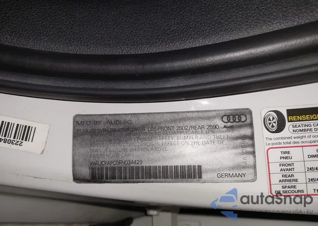 WAUCFAFC5FN034429: 44256568