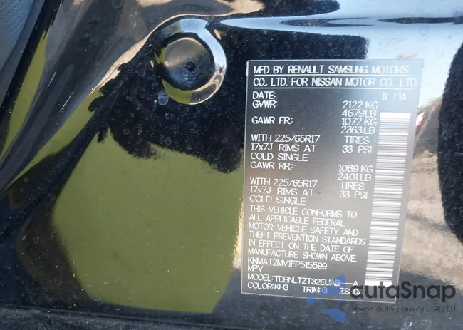 KNMAT2MV1FP515599: 44256620