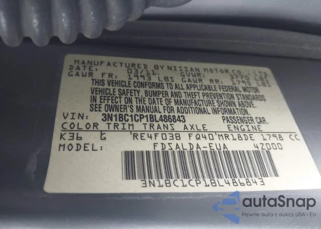 3N1BC1CP1BL486843: 44256634