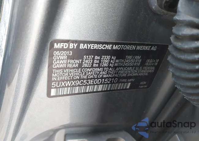 5UXWX9C53E0D15210: 44256652