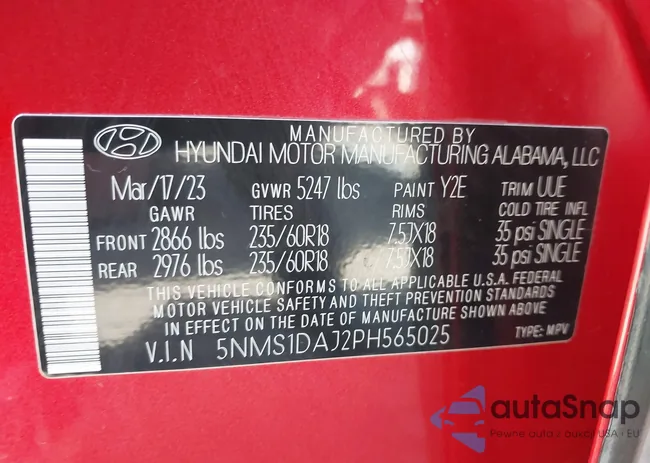 5NMS1DAJ2PH565025: 44256716