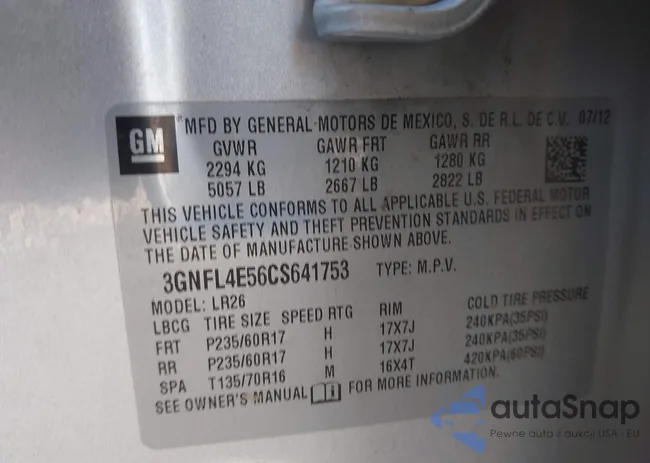 3GNFL4E56CS641753: 44256086