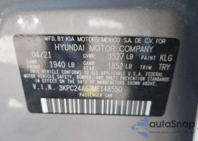 3KPC24A67ME148550: 44256121