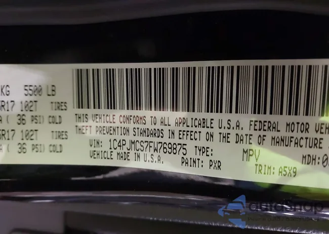 1C4PJMCS7FW769875: 44256159