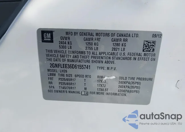 2GNFLEE36D6155741: 44256168