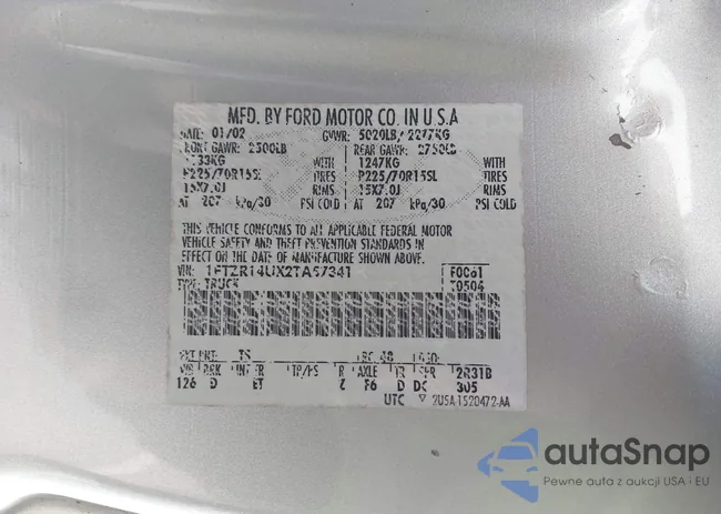 1FTZR14UX2TA57341: 44257237