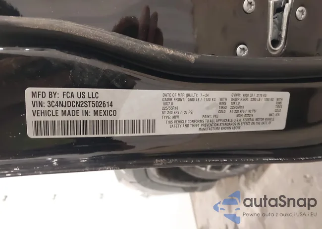 3C4NJDCN2ST502614: 44257301