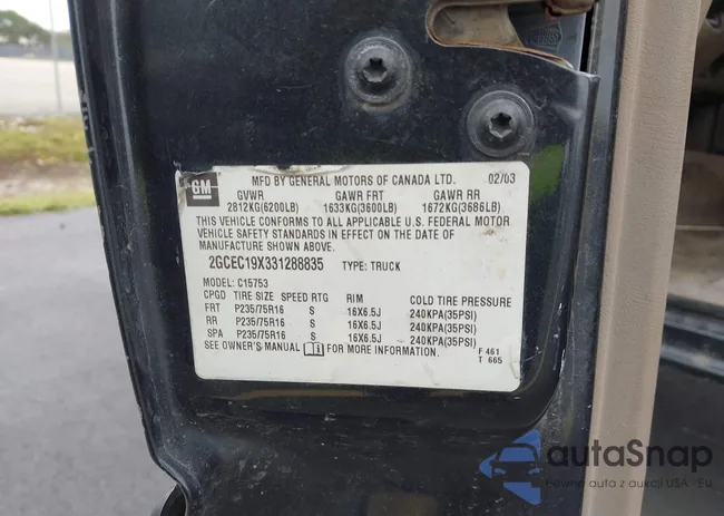 2GCEC19X331288835: 44257518