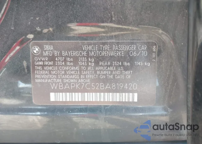 WBAPK7C52BA819420: 44257546