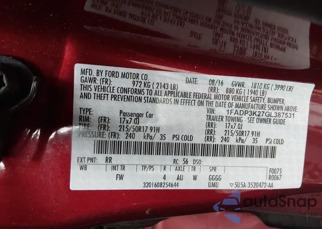 1FADP3K27GL387531: 44257570