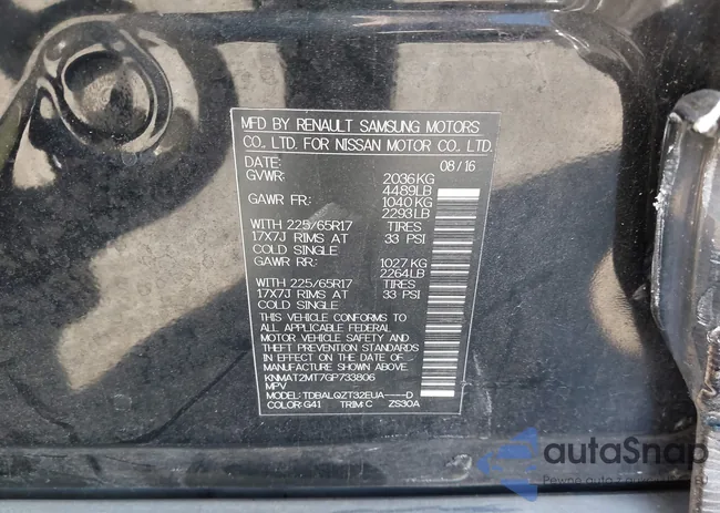 KNMAT2MT7GP733806: 44256918