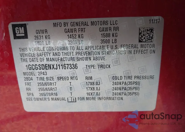 1GCGSDENXJ1167336: 44256954