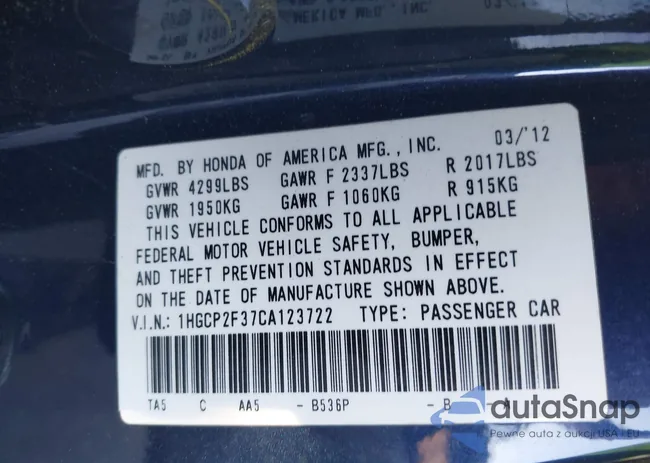 1HGCP2F37CA123722: 44256955