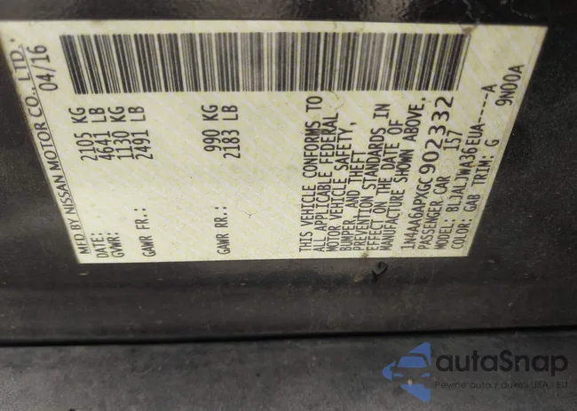 1N4AA6APXGC902332: 44257074