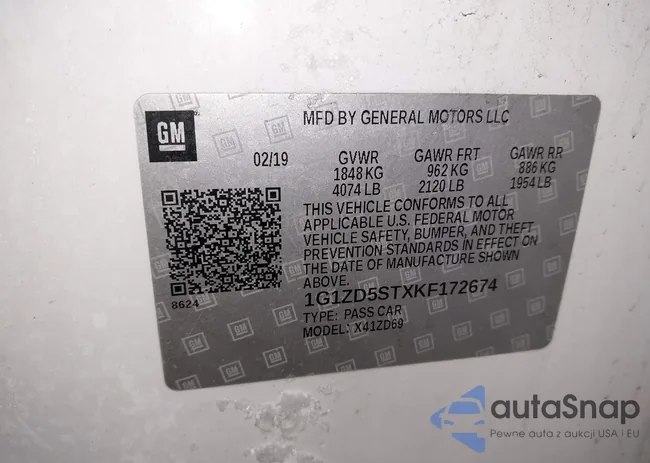 1G1ZD5STXKF172674: 44257150