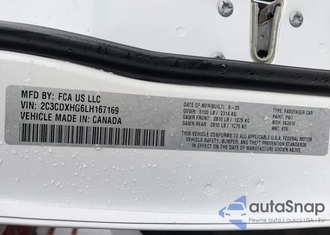 2C3CDXHG6LH167169: 44258294