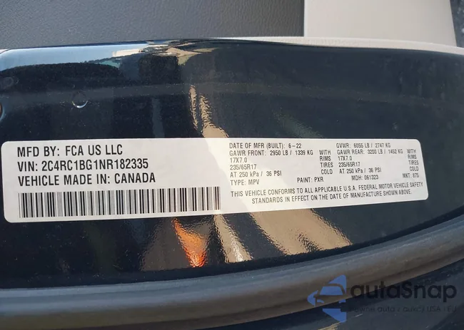 2C4RC1BG1NR182335: 44258377