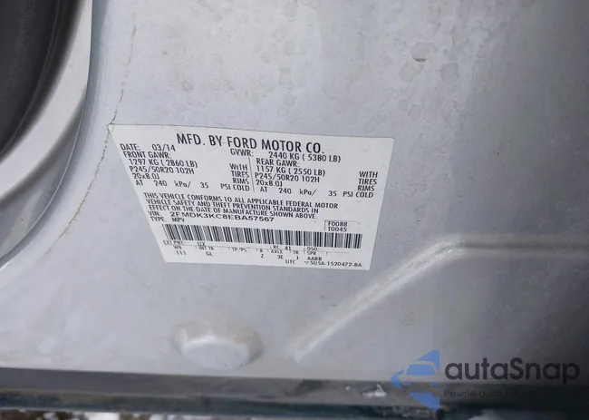 2FMDK3KC8EBA57567: 44257944