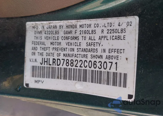 JHLRD78822C063071: 44257971
