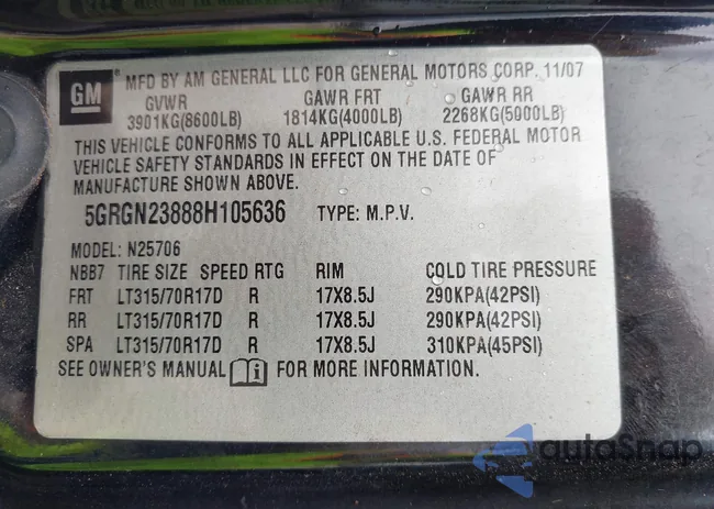 5GRGN23888H105636: 44258108