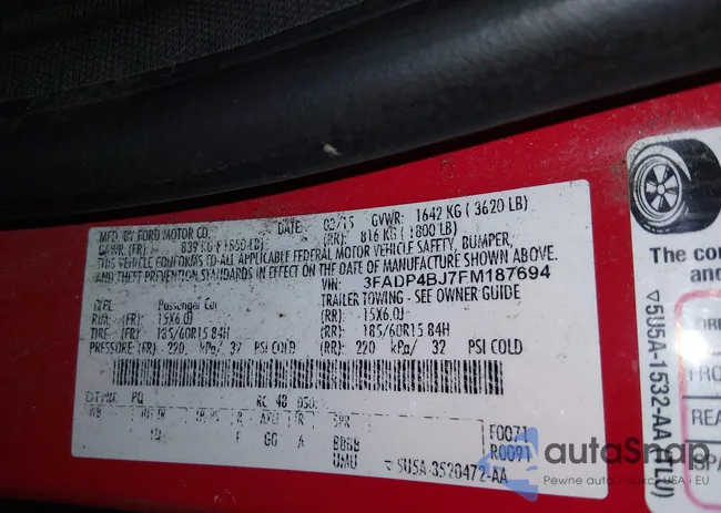 3FADP4BJ7FM187694: 44259347