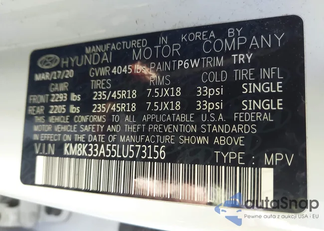 KM8K33A55LU573156: 44259563