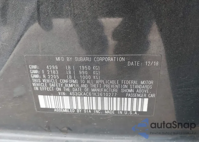 4S3GKAC61K3610277: 44259738