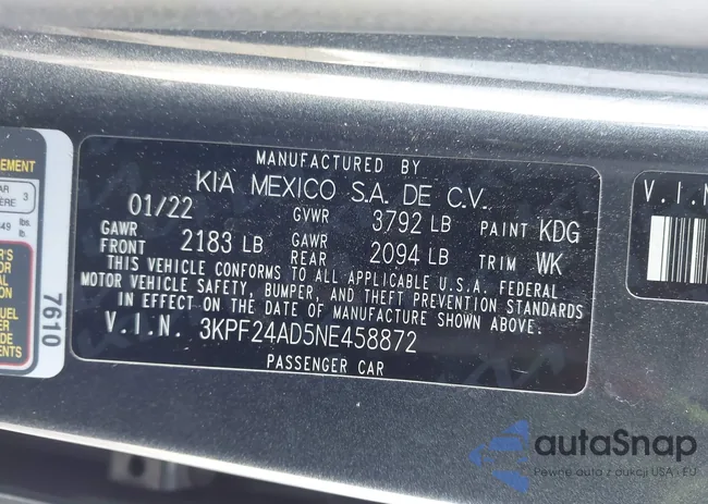 3KPF24AD5NE458872: 44259810