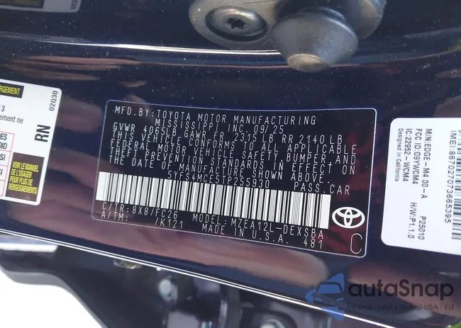 5YFS4MCE5TP255930: 44258834