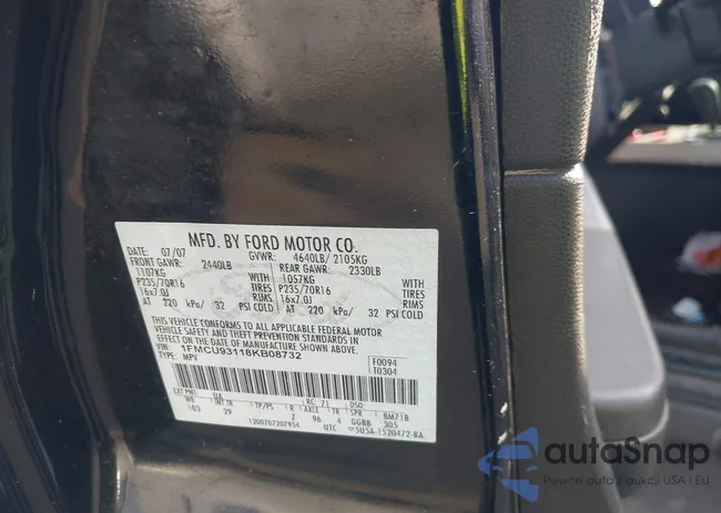 1FMCU93118KB08732: 44260149