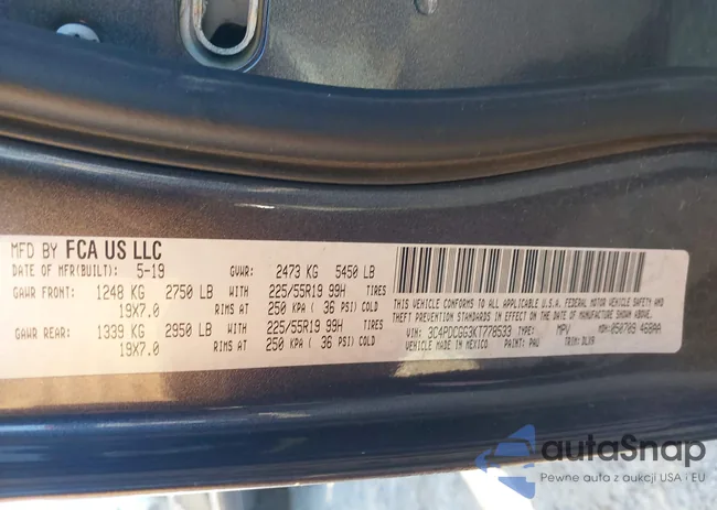 3C4PDCGG3KT778533: 44260242