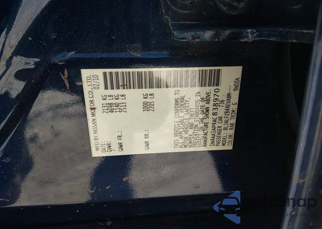 1N4AA5AP4AC838970: 44260305