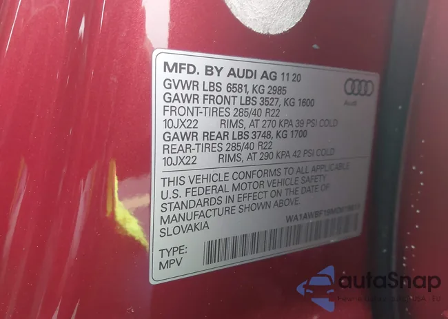 WA1AWBF19MD018813: 44260438