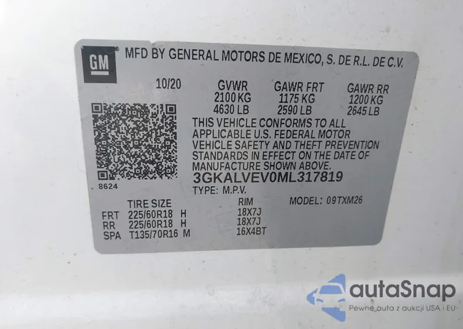 3GKALVEV0ML317819: 44260565