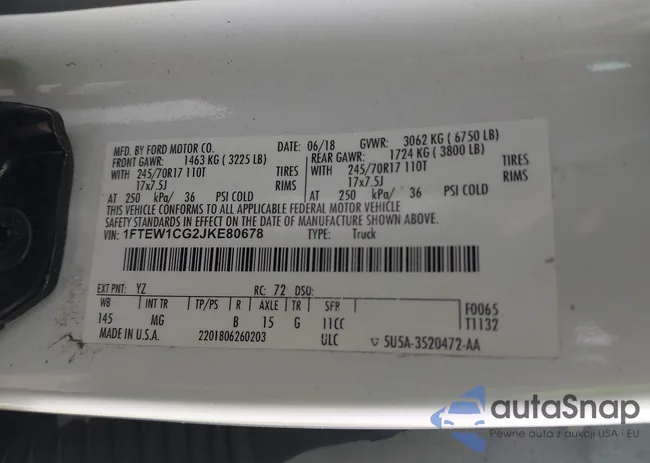 1FTEW1CG2JKE80678: 44260613