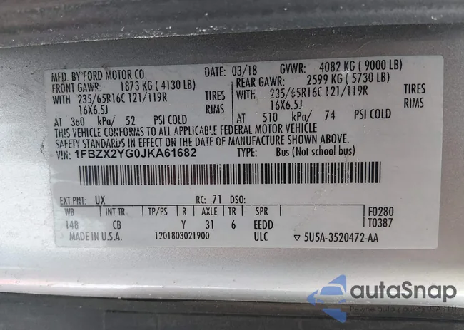 1FBZX2YG0JKA61682: 44260615