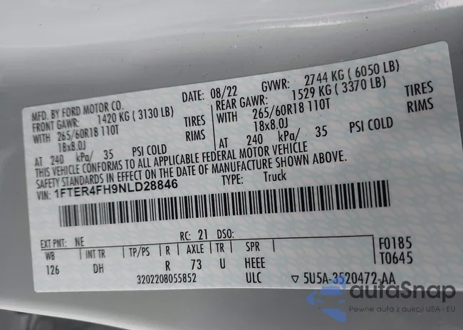 1FTER4FH9NLD28846: 44260629