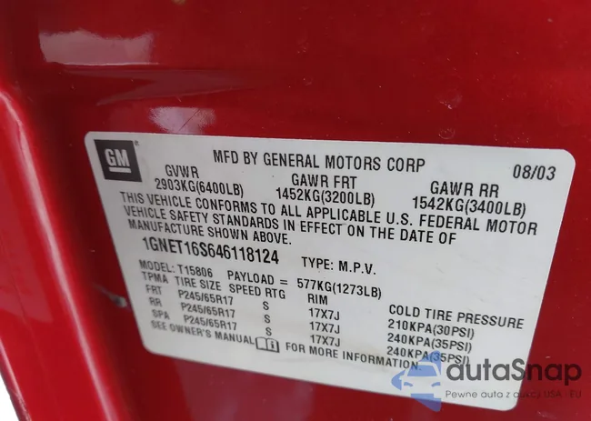 1GNET16S646118124: 44260645