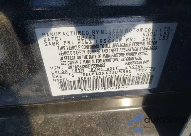 3N1AB8CV5PY238482: 44260693