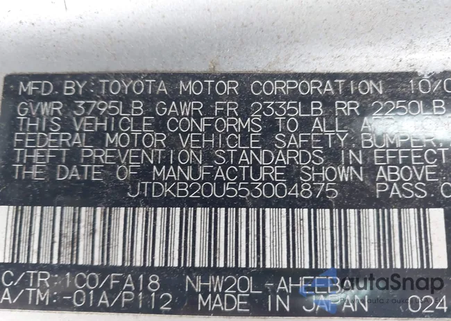 JTDKB20U553004875: 44259850