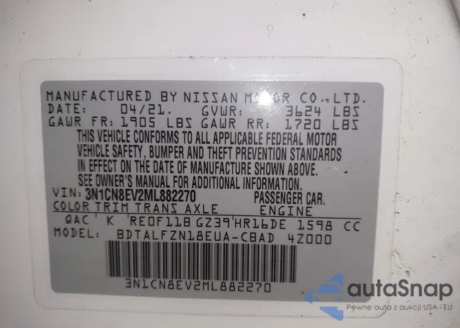 3N1CN8EV2ML882270: 44259864