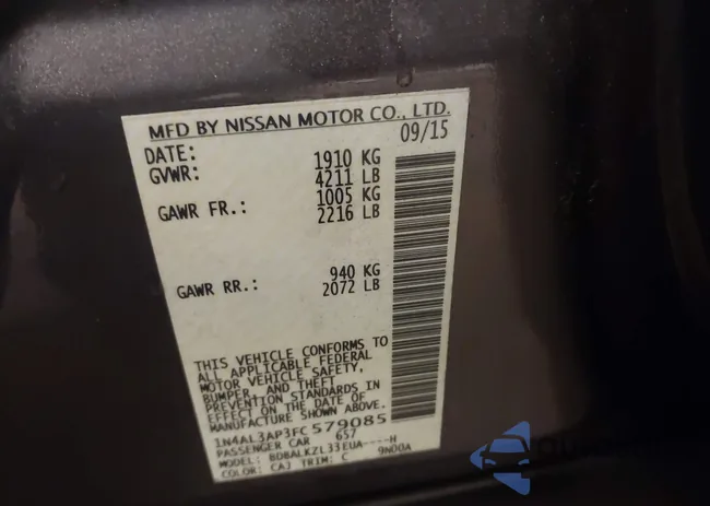 1N4AL3AP3FC579085: 44259887