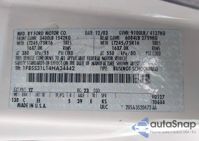 1FBSS31L14HA34442: 44260109