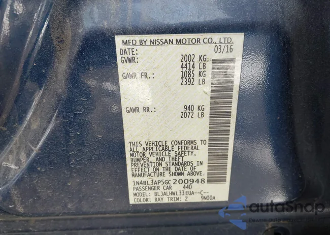 1N4BL3AP5GC200948: 44261154