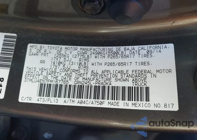 3TMLU4EN7FM167765: 44261175