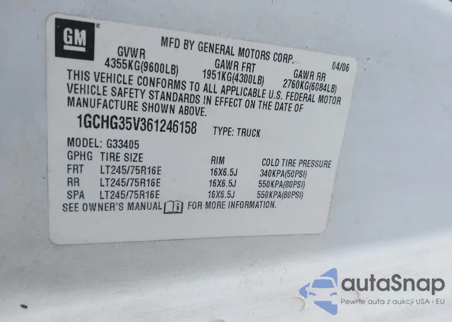 1GCHG35V361246158: 44261275