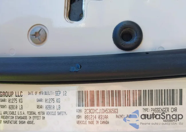 2C3CDYCJ1DH536563: 44261303